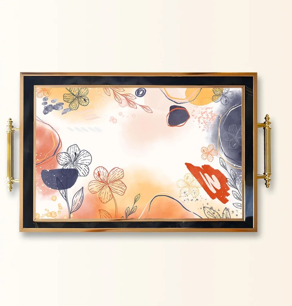 Üveg tálca, 38×24 cm – TPA9795