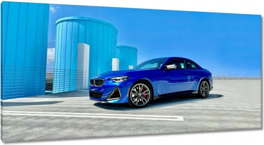 Vászonkép 115x55 Kék Bmw Autó
