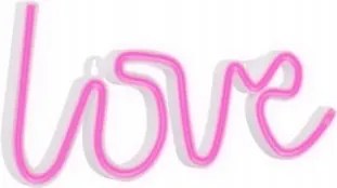 Smukee Neon Led fali dekoráció Love 34 x 12,7 cm