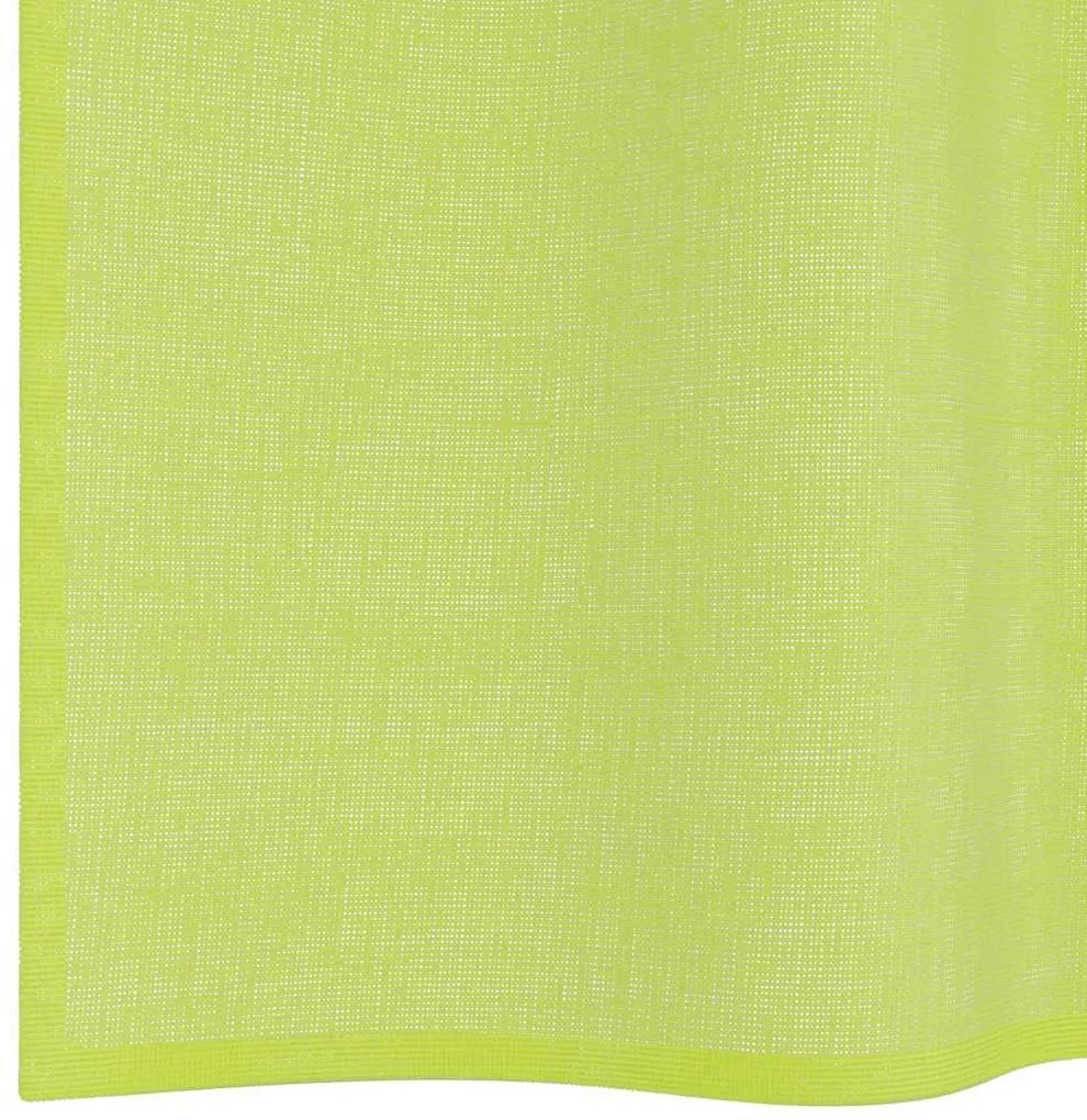 vidaXL 2 db almazöld fátyolfüggönyök fülecske tetejével 140x260 cm