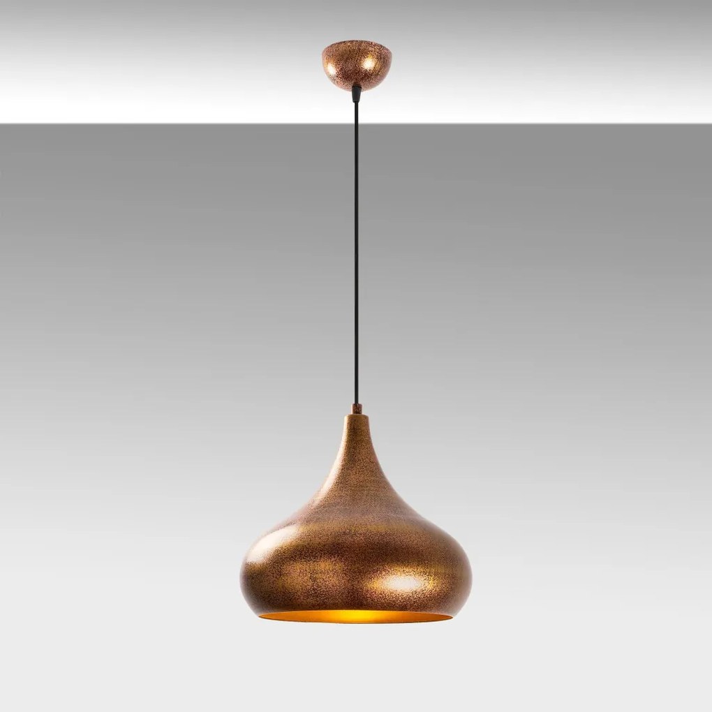 Muba 11550 réz fém függőlámpa, Ø26 cm