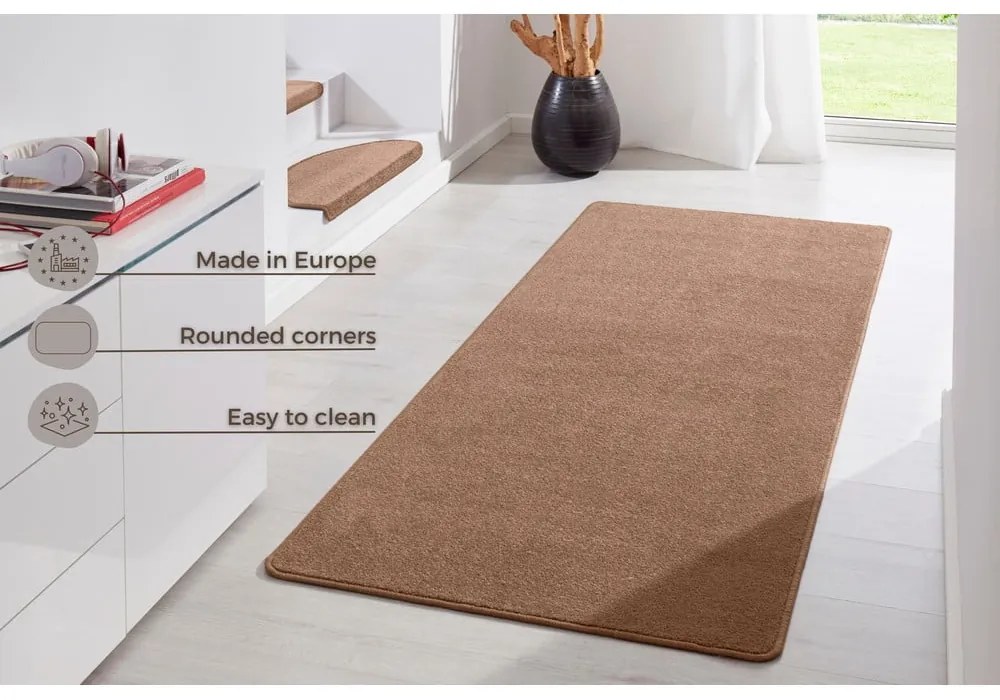 Barna futószőnyeg 80x200 cm Fancy – Hanse Home