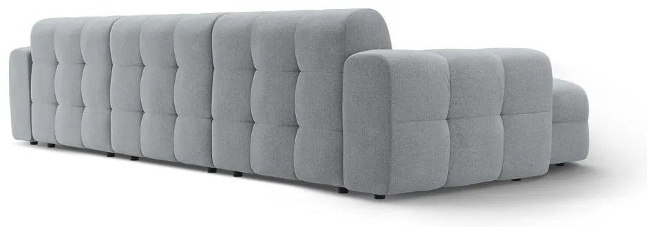 Szürke sarokkanapé (bal oldali-heverő résszel) Kendal – Micadoni