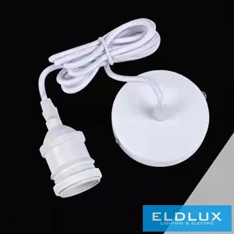 ELDLUX E27-2M-B Egyágú Függesztett Lámpa IP20