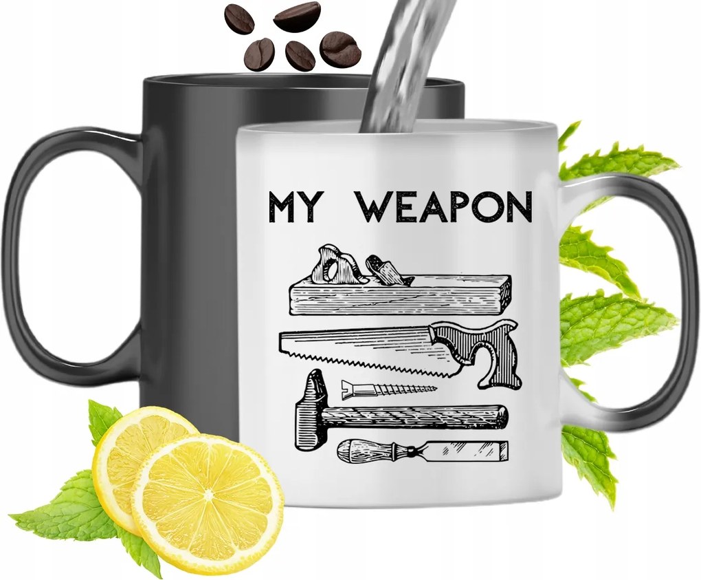 Mágikus Bögre Asztalosoknak Színváltós Nyomtatott Fényképpel