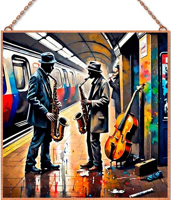 Underground üvegkép, falikép