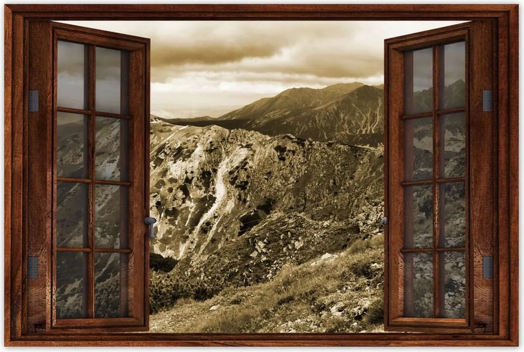 Poszterek 90x60 Tátra Lengyel hegyek Kilátás