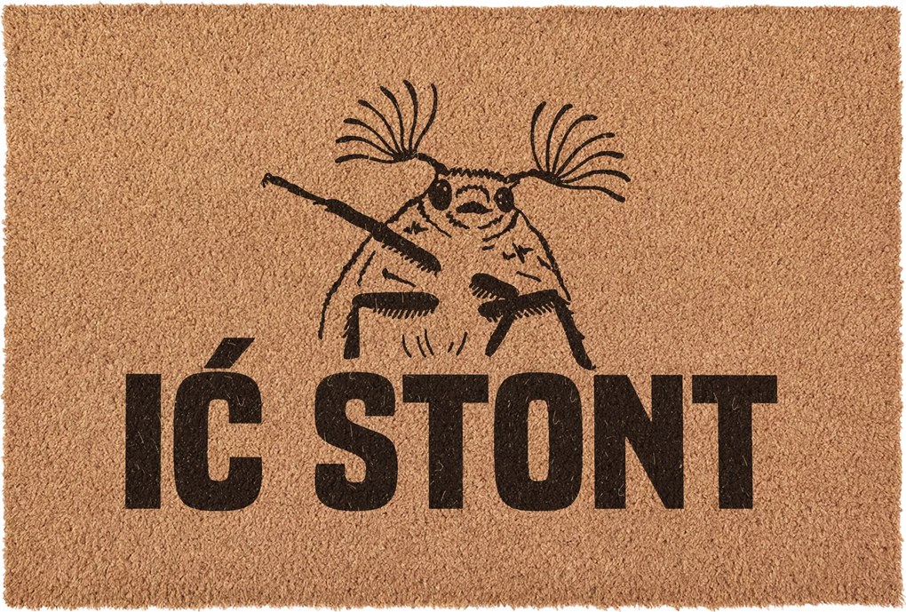 Lábtörlő Ić Stont vicces otthonra ajándék kókusz ajtóra 60x40