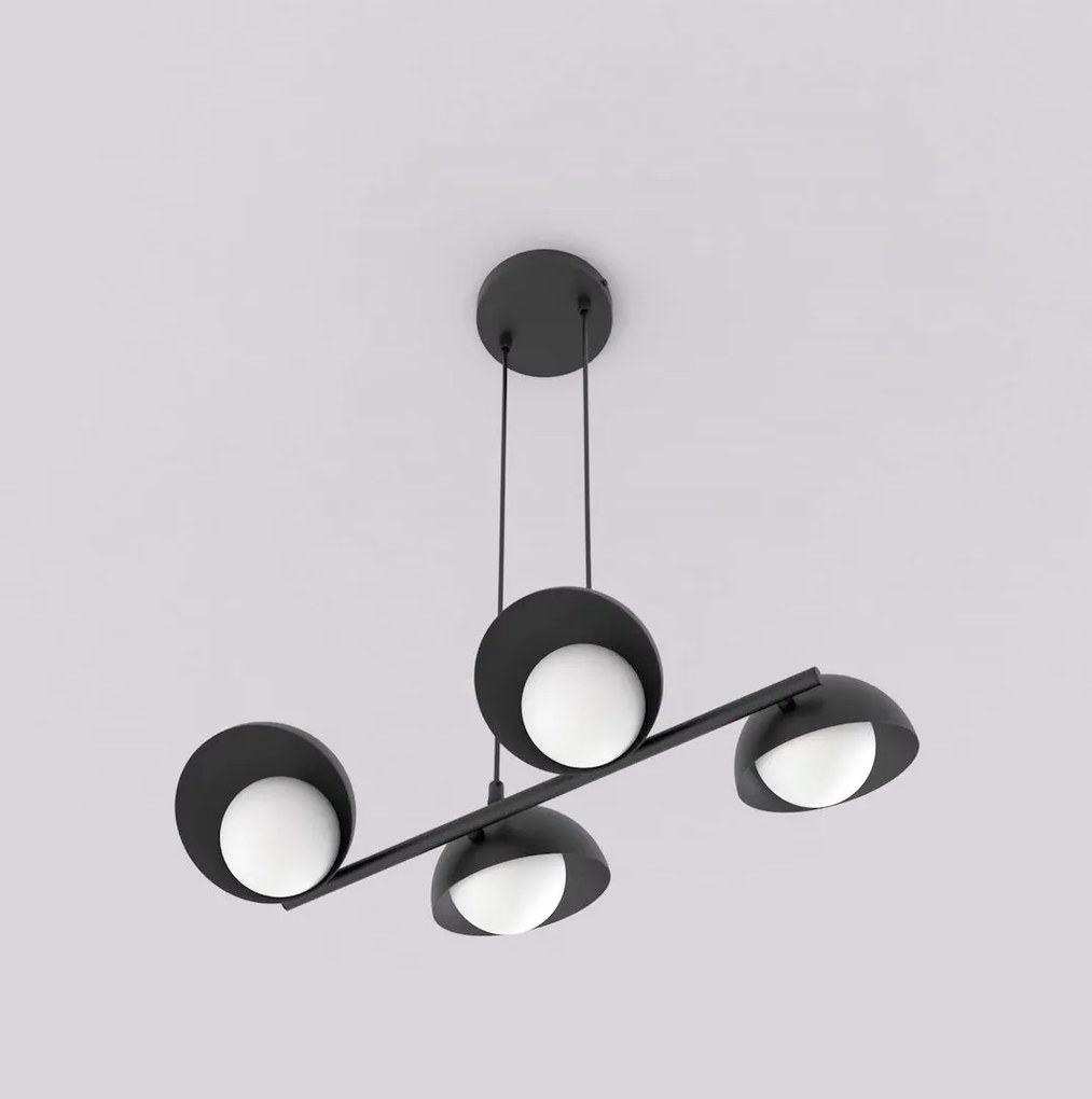Emibig modern függeszték boom fehér fekete emi1589/4