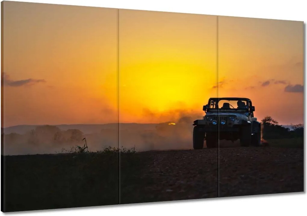 Festmények 120x80 Sivatag Terepjáró