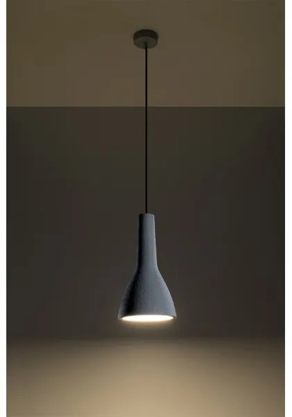 Sollux SL.0280 - EMPOLI 1xE27/15W/230V beton függeszték kábellel