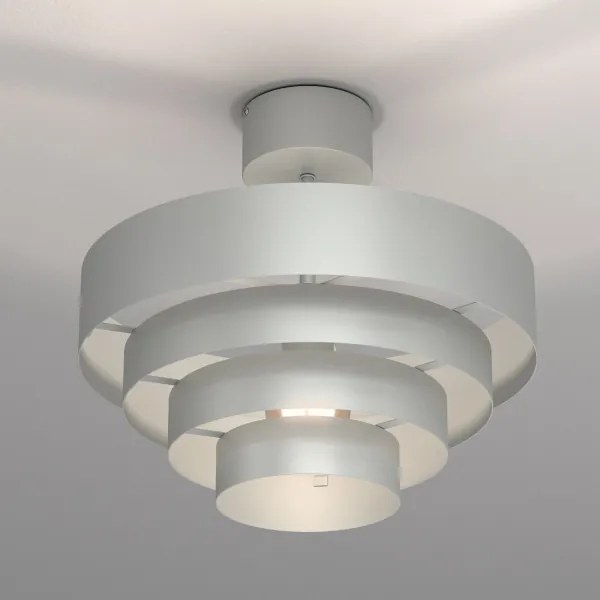 Felületre szerelhető csillár  RINGS 1xE27/15W/230V króm