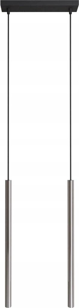 Függőlámpa Ezüst Mennyezeti Nappali 2xG9 Modi II