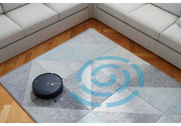 Niceboy ION Charles i4 - Intelligens robotporszívó 2in1 4400 mAh Wi-Fi fekete + távirányító