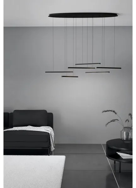 Eglo 39915 - LED Dimmelhető csillár zsinóron LINDOZA 6xLED/8,4W/230V 3000K