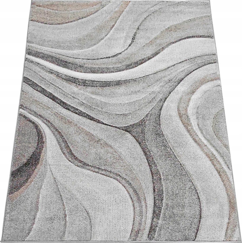 Szőnyeg 200x290 Modern Szürke Hálószoba Nappali Divat