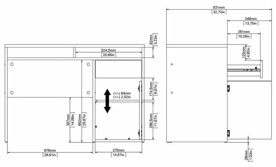 Felix IV íróasztal, jackson hikorifa