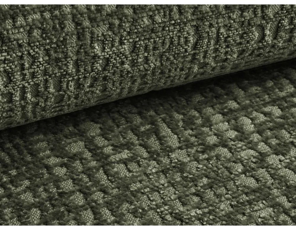 Zöld kinyitható-tárolóhelyes kanapé 216 cm Kalena – Makamii