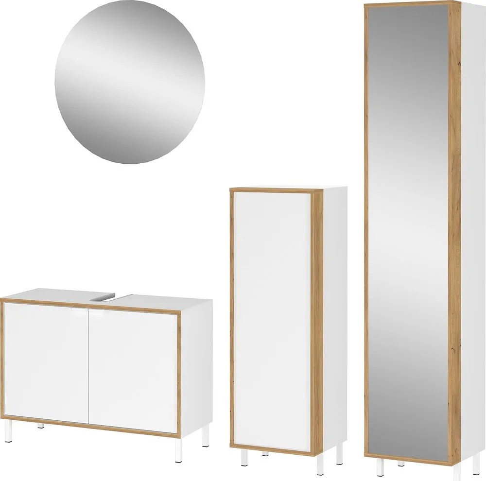 Fehér fürdőszoba bútor szett Topeka – Germania