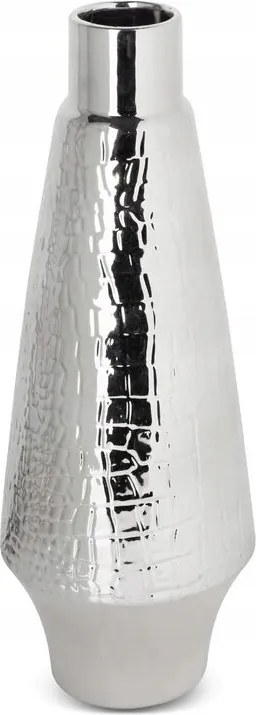 Dekorációs váza Erna 14x14x39 Eurofirany ezüst