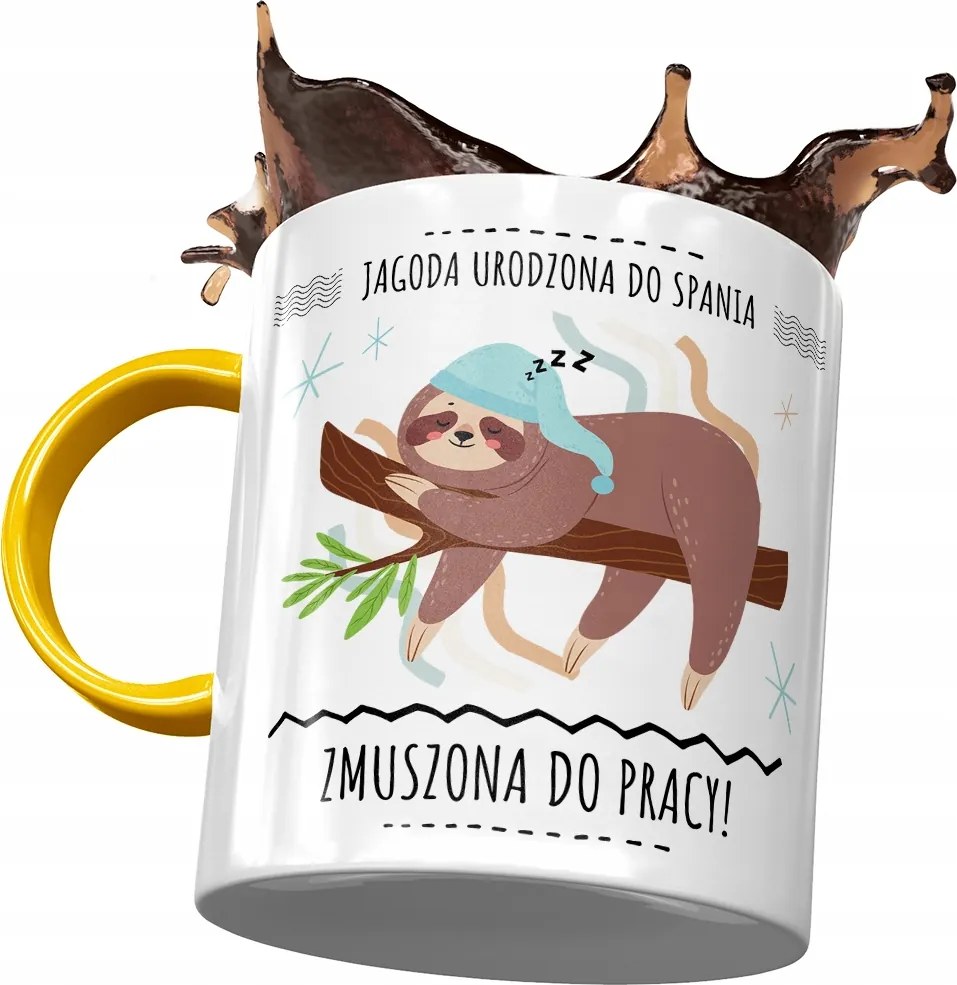 Sárga Bögre Bogyó Feleség Barátnő Ajándék Nyomtatott Fotóval