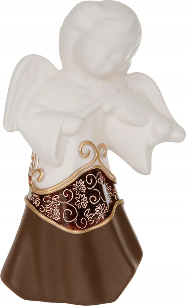 Angyalka Bordó Figura Karácsonyi Ajándék