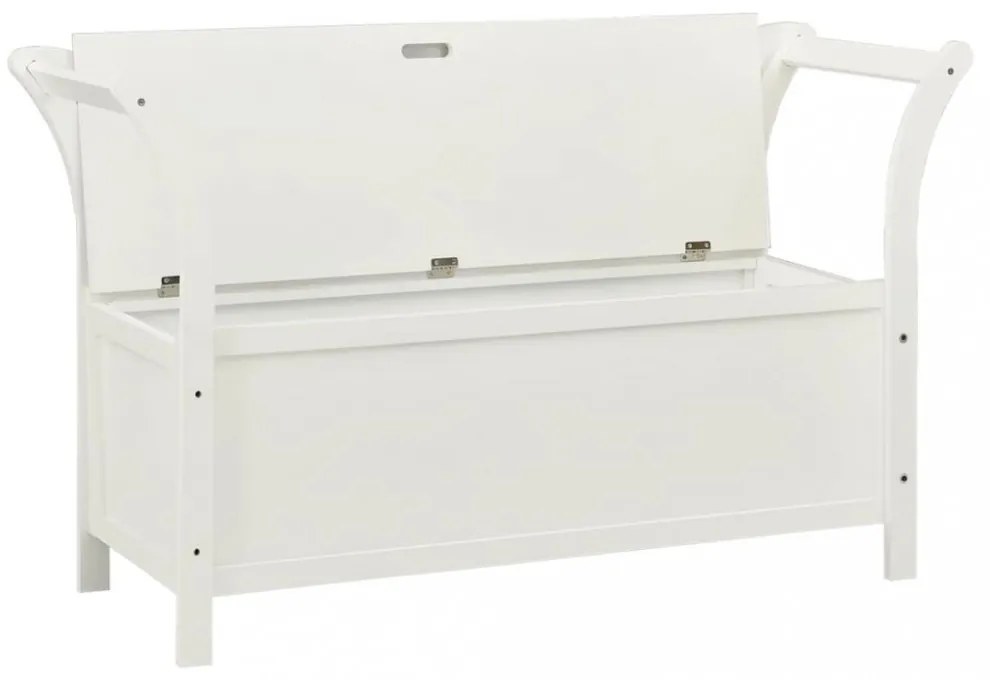 fehér tömör fenyőfa pad 107 x 45 x 75,5 cm