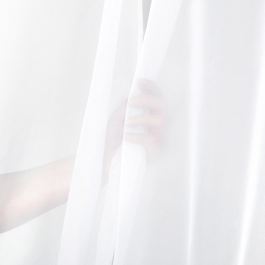 Goldea sima voile (voál) - fehér 300 cm