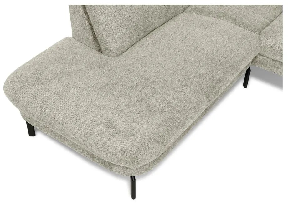 Világosszürke sarokkanapé (bal oldali) Gomero – Scandic