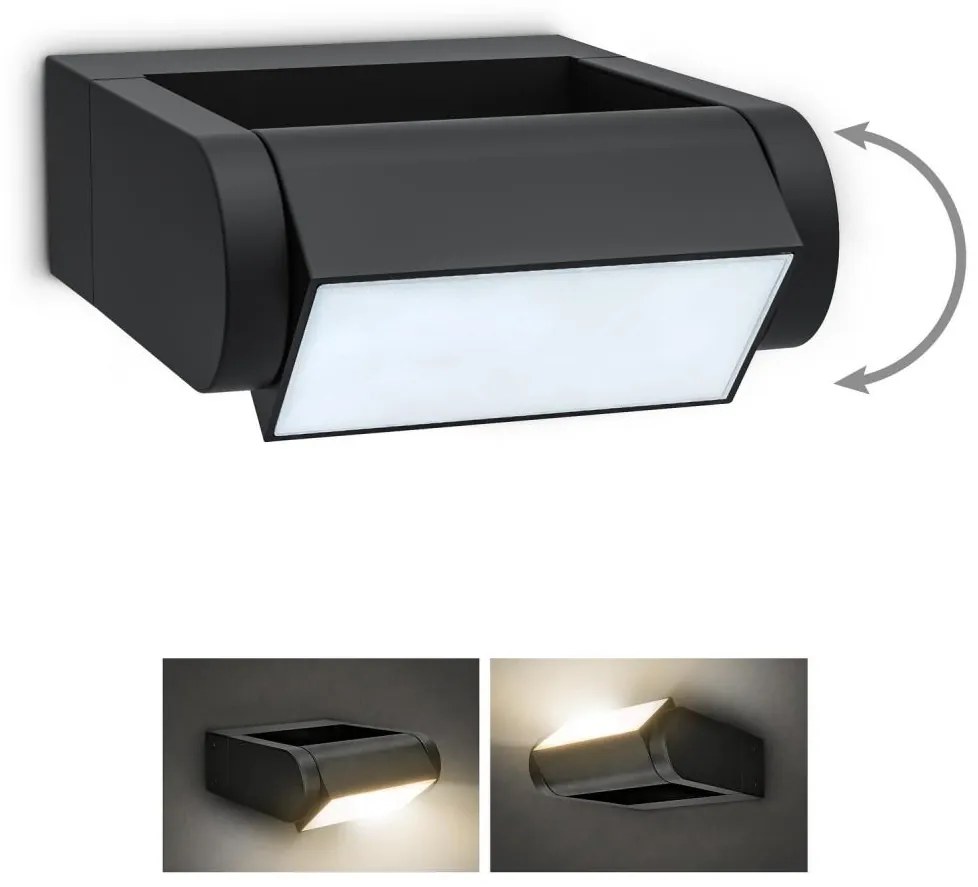 Brilagi - LED Kültéri fali lámpa CROTONE LED/7W/230V IP54 WO-HR60441-OEM