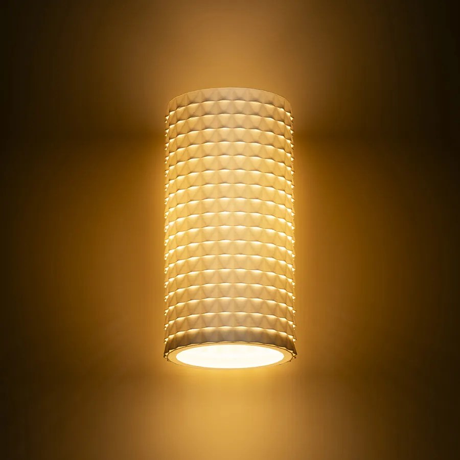 RENDL GLANS RB2 165 fali lámpa fehér Eco PLA 230V LED G9 5W