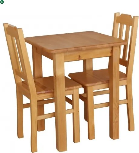 Étkezőasztal kocka 60x60 éger