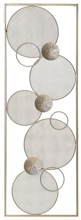 Fali Dekoráció Arany Színben TUNGSTEN Beliani