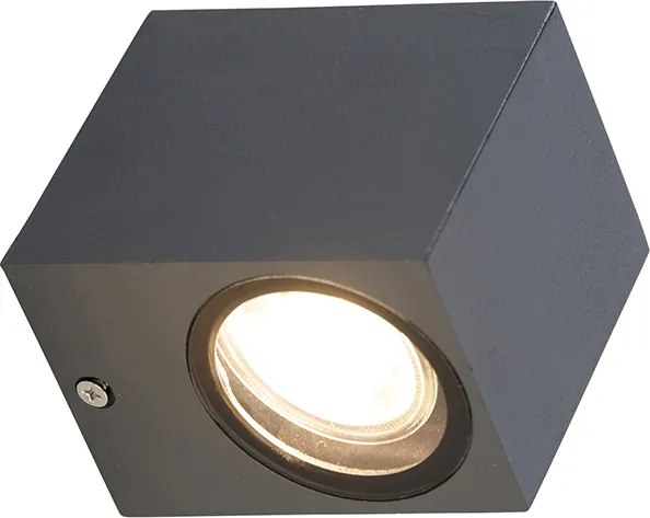 Modern fali lámpa sötétszürke IP44 - Baleno