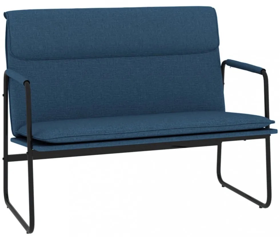 kék szövet pad 100 x 64 x 80 cm