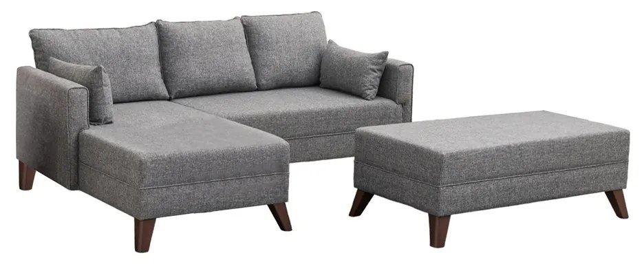 Bella Corner Bal 2 Grey kinyitható sarokkanapé