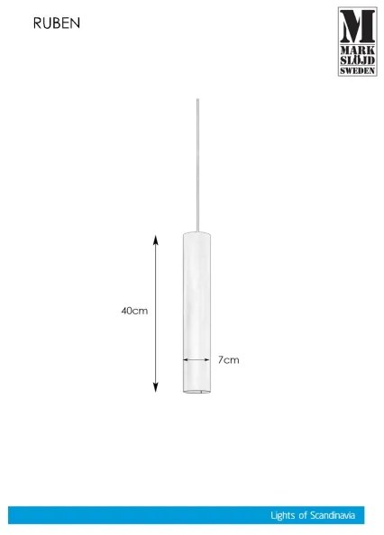 Markslöjd 107880 - Csillár konnektoros RUBEN 1xGU10/35W/230V