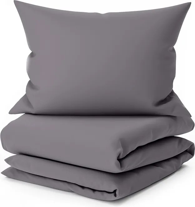 DENYX szürke pamut ágyneműhuzat, hotelzsebes Ágyneműhuzat mérete: 70 x 90 cm | 140 x 200 cm