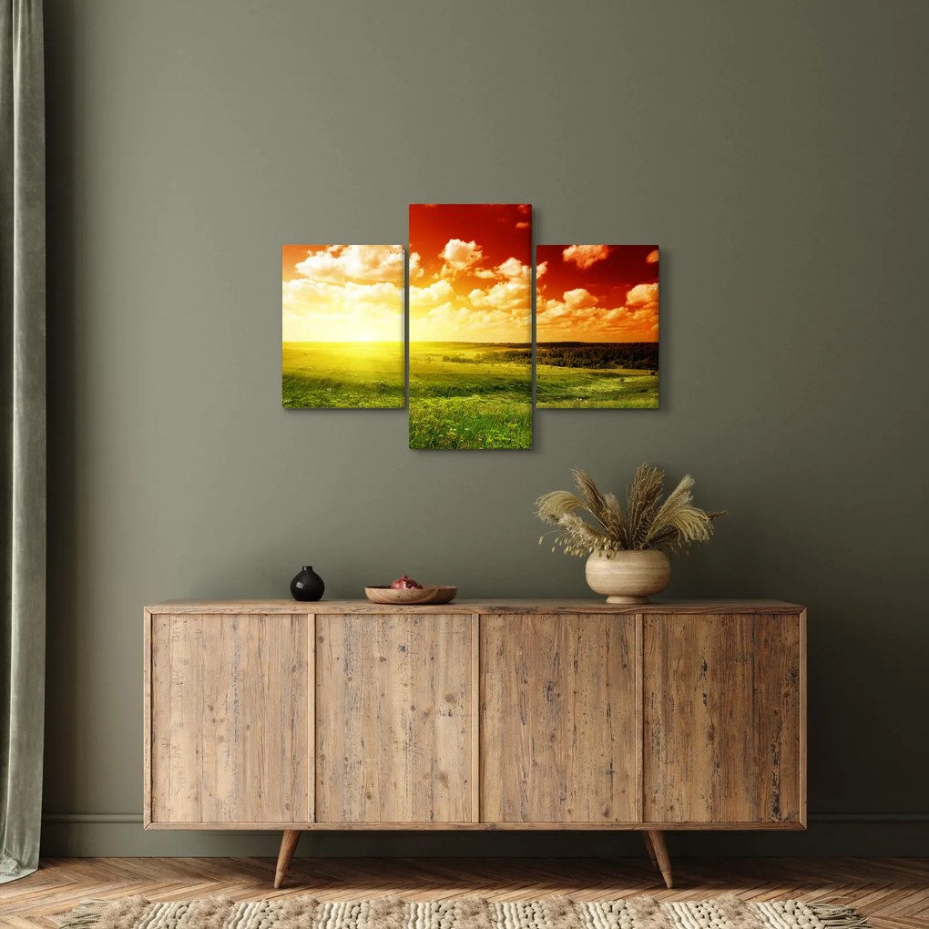 Nyári rét képe (90x60 cm)