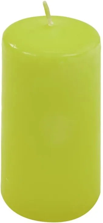 Gyertya készlet 10 cm Ø 5 cm 8 db világoszöld