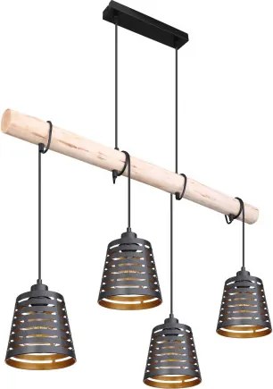 GLOBO 15451-4H ABLONA Vintage Függesztett Lámpa IP20