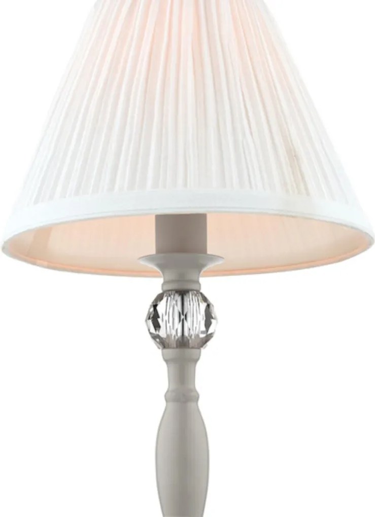 LAURA ASHLEY 3702783-Q ELLIS Kristály Asztali lámpa Szürke, Elefántcsont színű E14 IP20