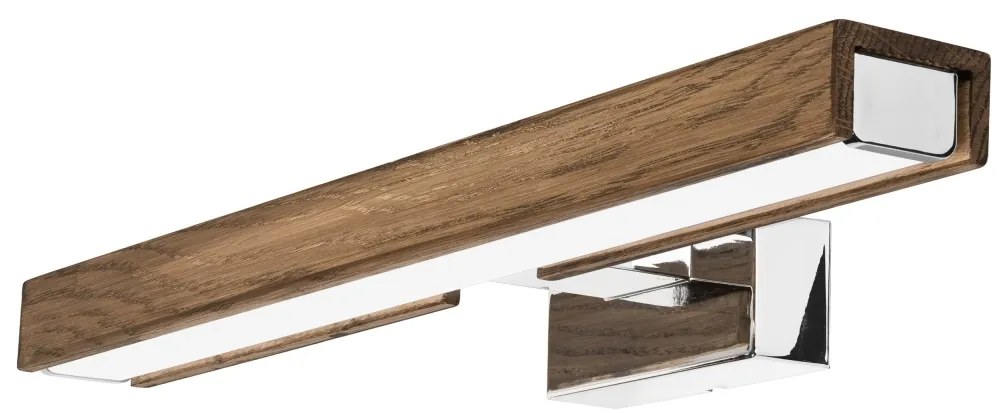 Brilagi-LED Fürdőszobai tükörmegvilágítás WOODY MIRROR LED/8W/230V IP44 tölgy/króm