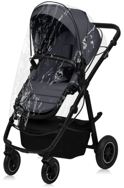 Lionelo - AMBER PLUS 2 az 1-ben kombinált babakocsi, szürke grafit