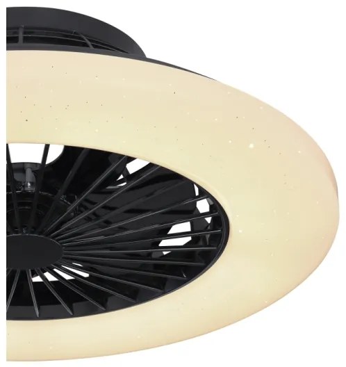 Globo 03628B - LED Dimmelhető mennyezeti lámpa ventilátorral LED/30W/230V + távirányító