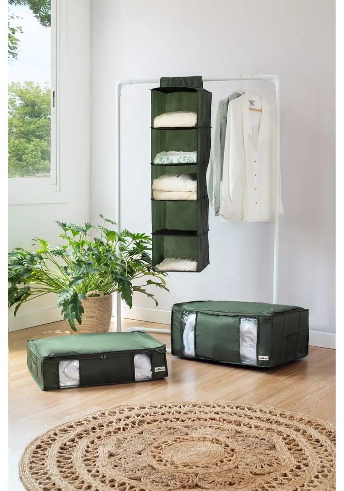 Vákuumos textil ruhatároló doboz 65x45x27 cm Ecologik – Compactor
