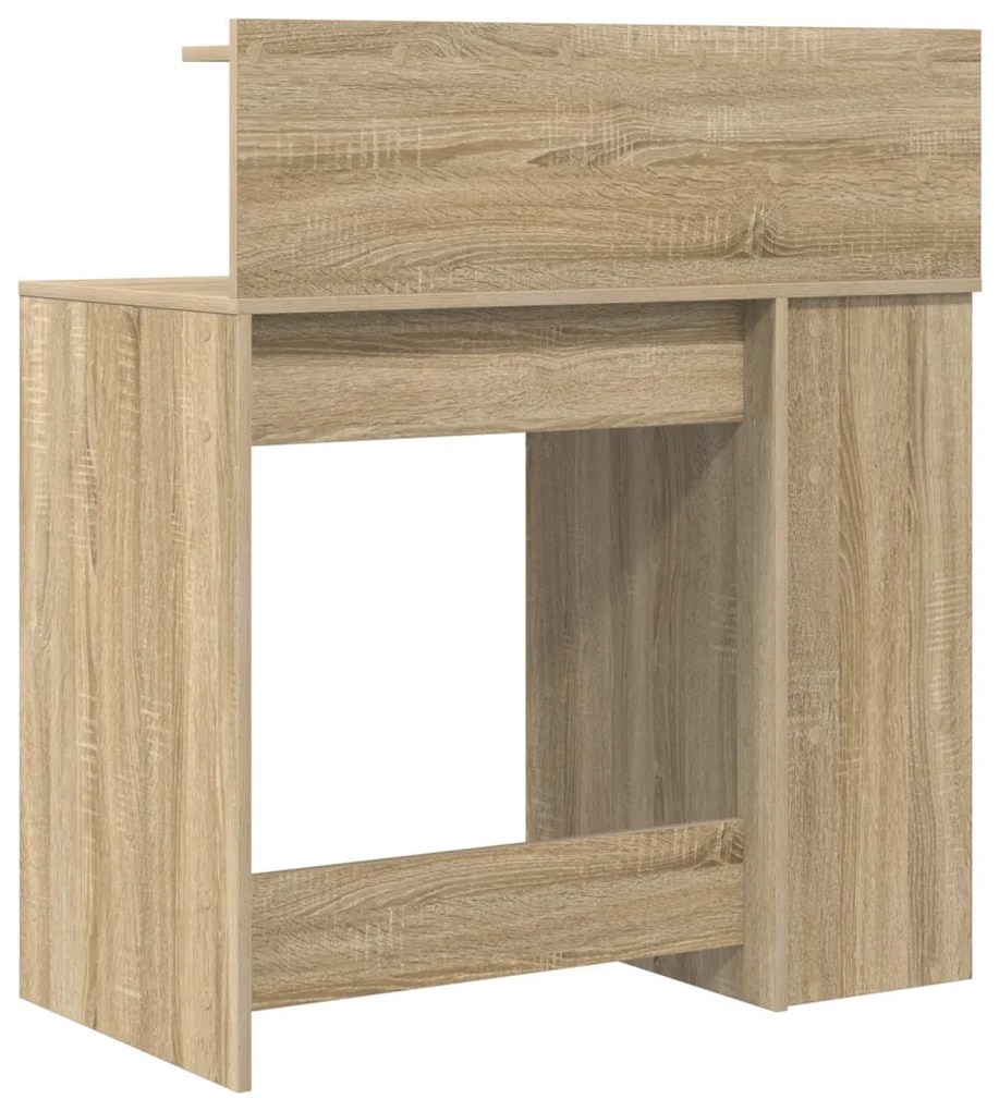 Tárolós íróasztal Sonoma tölgy 90x48x101.5 cm Mérnökfa