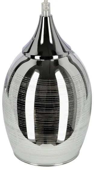 Csillár zsinóron MARINA 5xE27/60W/230V króm