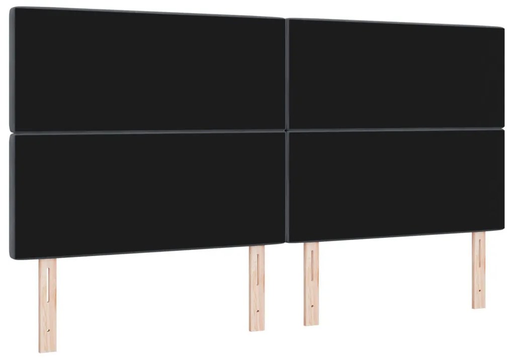 Bársony Fejtámla Argyle fejtámlával Sötétszürke 200 cm Bársony