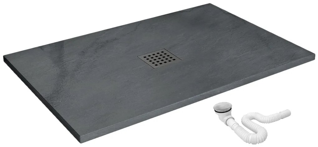 Zuhanytálca Rea Grey Rock 80x120